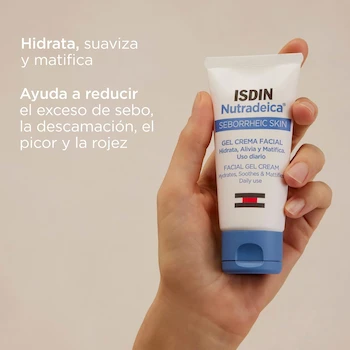 Imagen 4 de ISDIN Nutradeica Gel Crema Facial 50 ml Piel seborreica