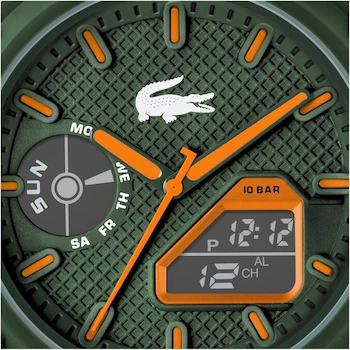 Imagen 2 de Lacoste LC33 2011367 Reloj para Hombre Caqui 45 mm Analog-Digital