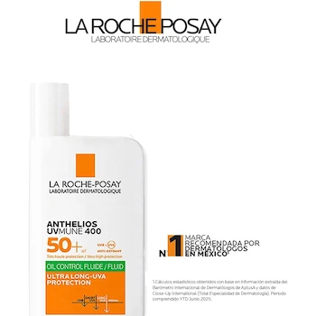 Imagen 4 de La Roche-Posay Anthelios Oil Control Protector Solar Fluido FPS 50+ 50 ml