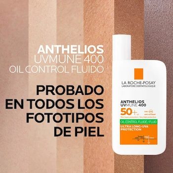 Imagen 5 de La Roche-Posay Anthelios Oil Control Protector Solar Fluido FPS 50+ 50 ml