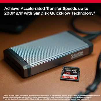 Imagen 2 de SanDisk Extreme PRO SDXC UHS-I 128 GB SDSDXXD-128G-GN4IN