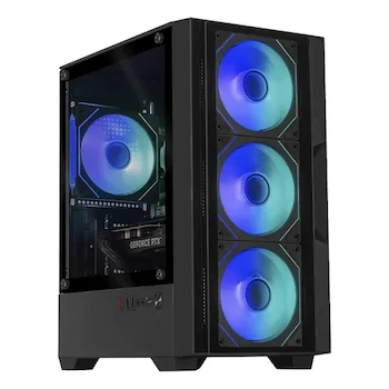 Imagen de referencia para PC Gamer Xtreme PC Gaming RTX 5060 Ryzen 5 5500 16GB SSD 500GB WiFi Black