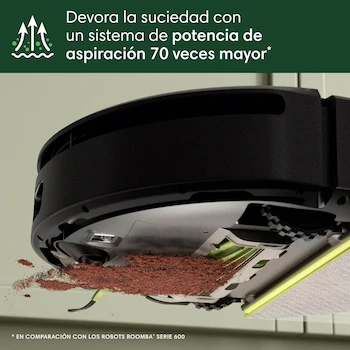 Imagen 5 de iRobot Roomba 205 Combo DustCompactor Negro Robot aspirador y trapeador 1.82 L