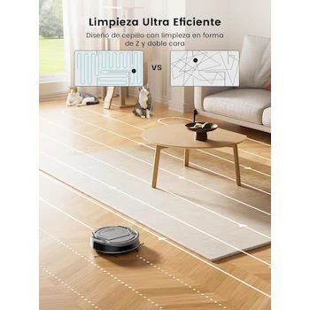 Imagen 4 de Lefant Aspiradora Robot M210P Gris Industrial 500 ml