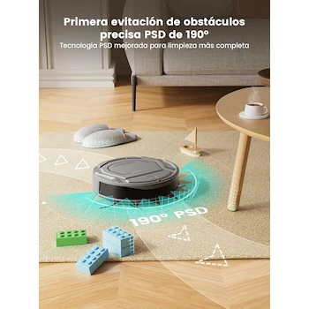 Imagen 5 de Lefant Aspiradora Robot M210P Gris Industrial 500 ml